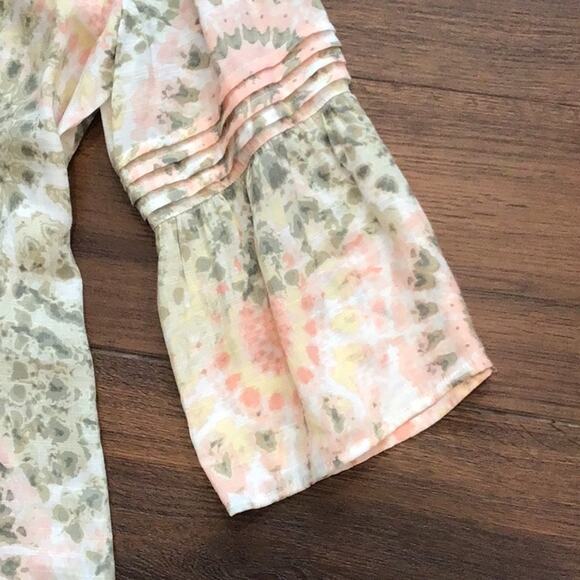 Ruby Rd NWOT Colorful Boho Blouse with gorgeous Sleeves - Picture 2 of 4